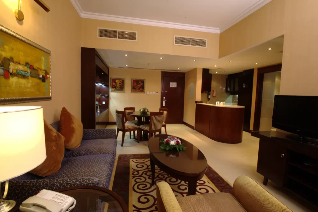 Deluxe Suite room amenity concorde hotel fujairah