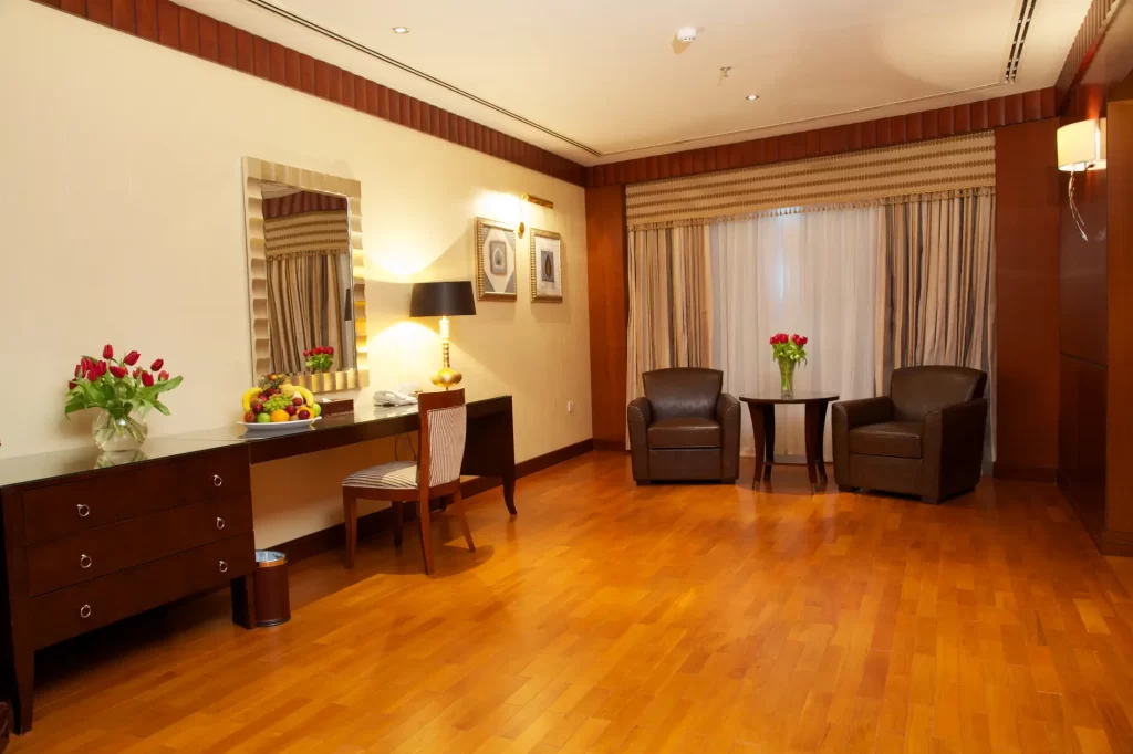 Deluxe Suite room amenity concorde hotel fujairah