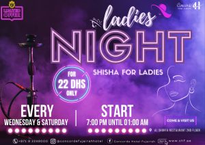 Ladies nights – Shisha for ladies